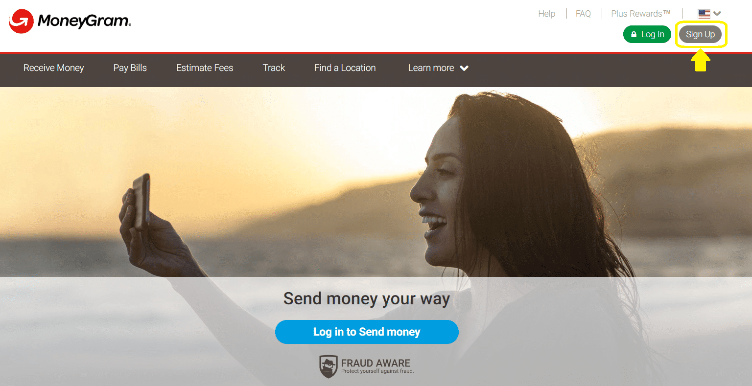 MoneyGram - deschide cont 